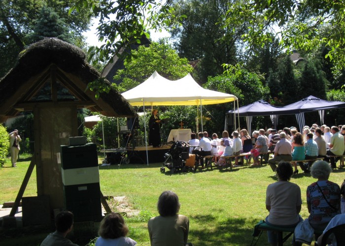 Gottesdienst im Garten